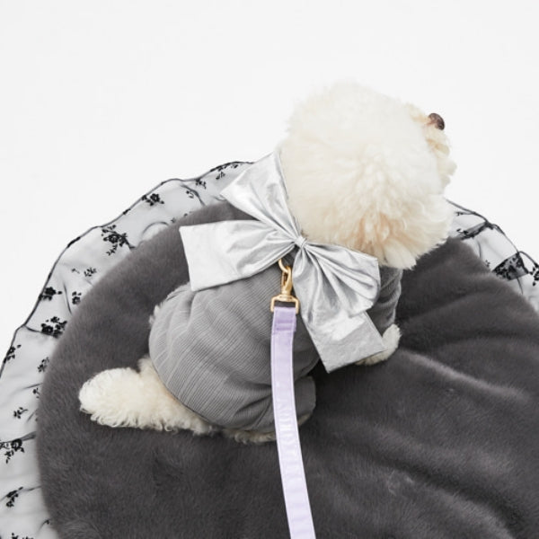 ルイスドッグ louisdog Sensible Grey Big Bow Harness Set
