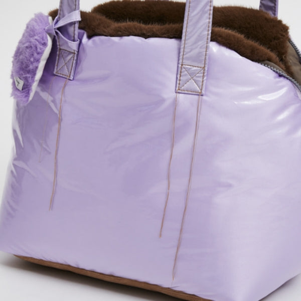 ルイスドッグ louisdog Shine Purple Around Bag【小型犬 犬用 ペット キャリーバッグ セレブ】