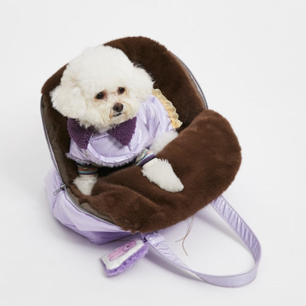 ルイスドッグ louisdog Shine Purple Around Bag【小型犬 犬用 ペット キャリーバッグ セレブ】