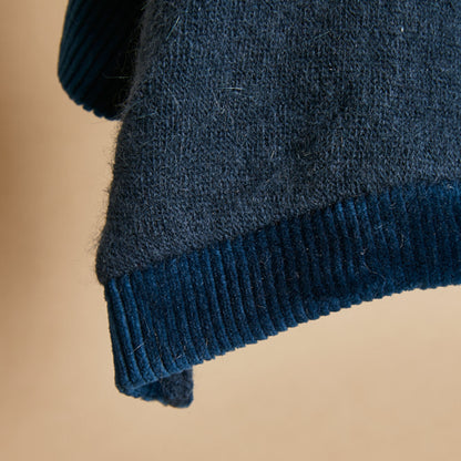 ルイスドッグ louisdog Navy Angora Hood【小型犬 犬服 ウエア フーディー セレブ】