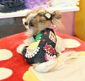 J&K Animals J&K Animals Ahora aceptamos reservaciones ☆ Mono vaquero ☆ [Ropa para perros pequeños usa mono] Envío gratis