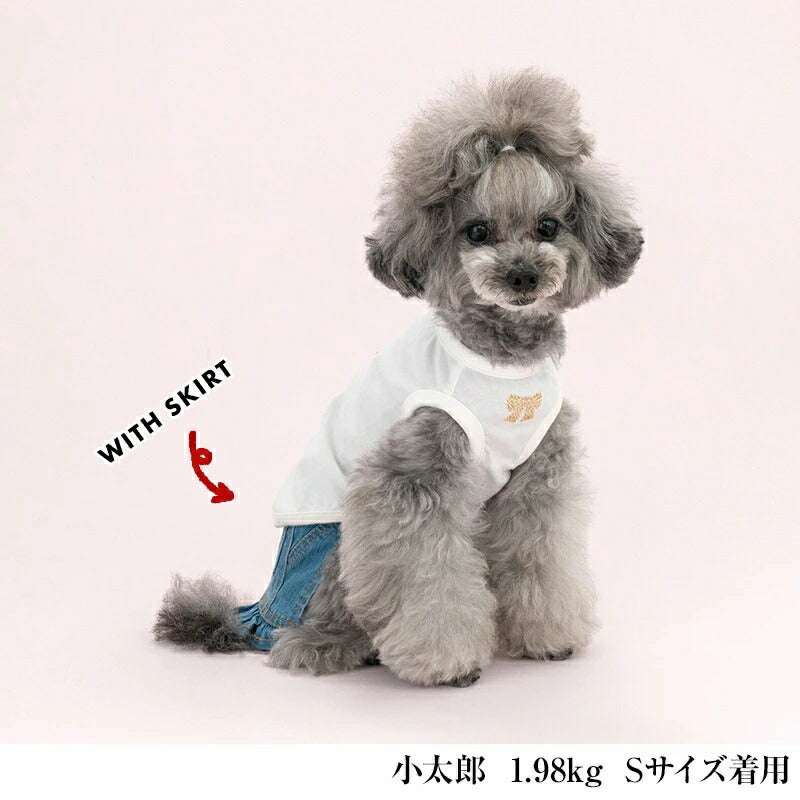 クレイジーブー CRAZYBOO キラキラハートバルーンタンク【犬服 小型犬 ウエア セレブ トップス タンク】 送料無料
