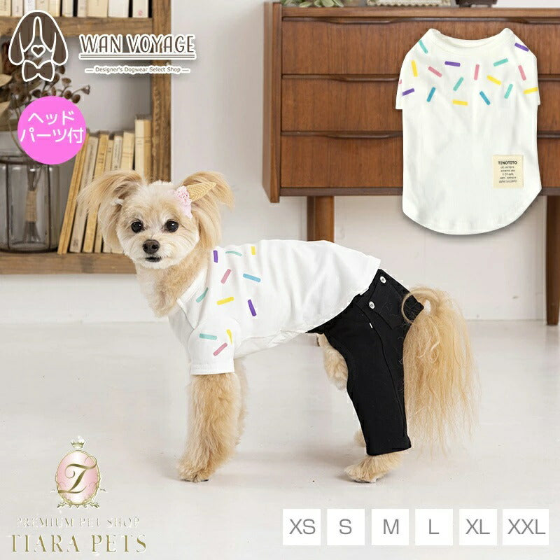 ティノティートTINOTITOカラフルプリントTシャツ【小型犬犬服ウエアトップスTシャツカジュアル】送料無料