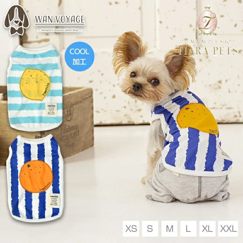 ティノティートTINOTITOフルーツアップリケタンク【小型犬犬服ウエアトップスパーカーカジュアル】送料無料