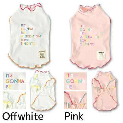 TINOTITO T-shirt colorata e morbida [Vestiti per cani di piccola taglia indossano canottiere casual] Spedizione gratuita