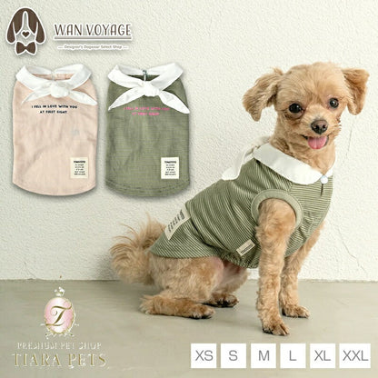 ティノティートTINOTITO結び襟ボーダータンク【小型犬犬服ウエアトップスタンクカジュアル】送料無料