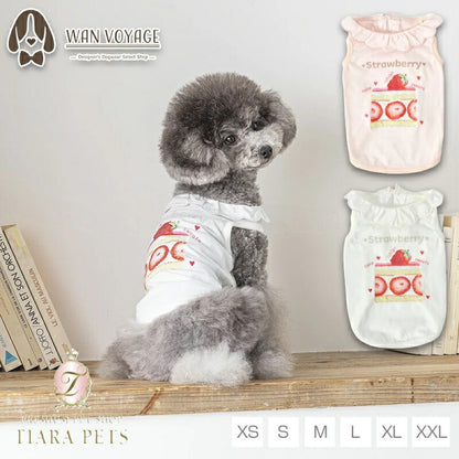ティノティートTINOTITOスカラップ襟タンク【小型犬犬服ウエアトップスタンクカジュアル】送料無料