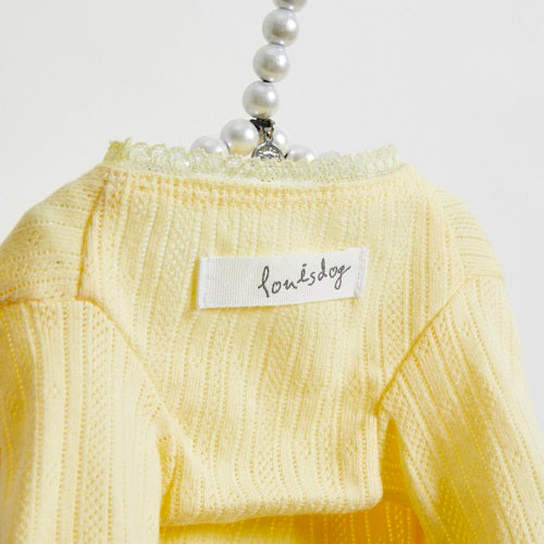 ルイスドッグ louisdog Lemon Smoothie TEE【小型犬 犬服 ウエア トップス Tシャツ カットソー セレブ】送料無料