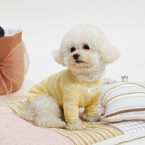 ルイスドッグ louisdog Lemon Smoothie TEE【小型犬 犬服 ウエア トップス Tシャツ カットソー セレブ】送料無料
