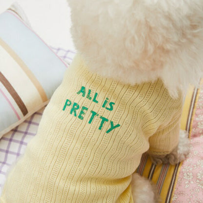 ルイスドッグ louisdog Lemon Smoothie TEE【小型犬 犬服 ウエア トップス Tシャツ カットソー セレブ】送料無料