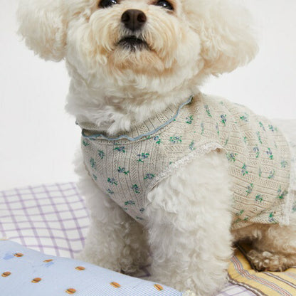 Louis Dog louisdog Lily Highneck senza maniche [Top per animali domestici Celebrity senza maniche per cani di piccola taglia] Spedizione gratuita