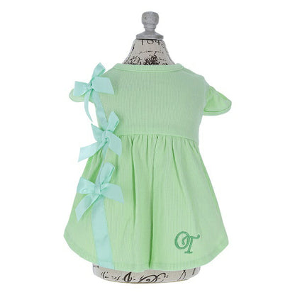 ONE OCTAVE Ribbon One Piece [Abbigliamenti per cani di piccola taglia indossano un pezzo di celebrità]