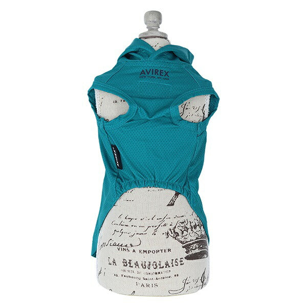 AVIREX Parka con stampa logo sull'orlo [Abbigliamento per cani, Abbigliamento per cani di piccola taglia, Top, Parka, Celebrità]