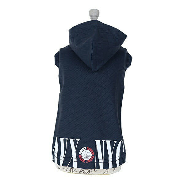 AVIREX Parka con stampa logo sull'orlo [Abbigliamento per cani, Abbigliamento per cani di piccola taglia, Top, Parka, Celebrità]