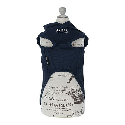AVIREX Parka con stampa logo sull'orlo [Abbigliamento per cani, Abbigliamento per cani di piccola taglia, Top, Parka, Celebrità]