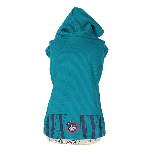 AVIREX Parka con stampa logo sull'orlo [Abbigliamento per cani, Abbigliamento per cani di piccola taglia, Top, Parka, Celebrità]
