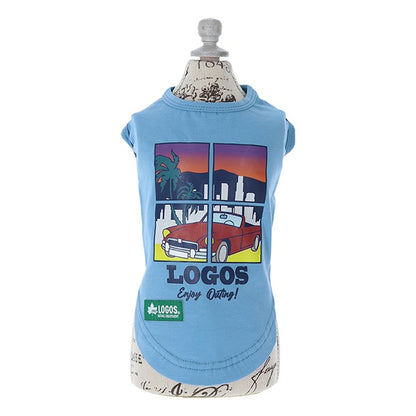 LOGOS Carro armato per auto retrò [Abbigliamento per cani di piccola taglia, canottiere casual]