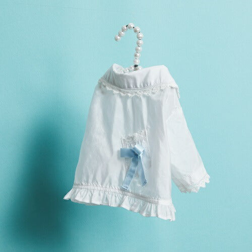 ルイスドッグ louisdog White Pearl Blouse【小型犬 犬服 トップス ブラウス シャツ セレブ】