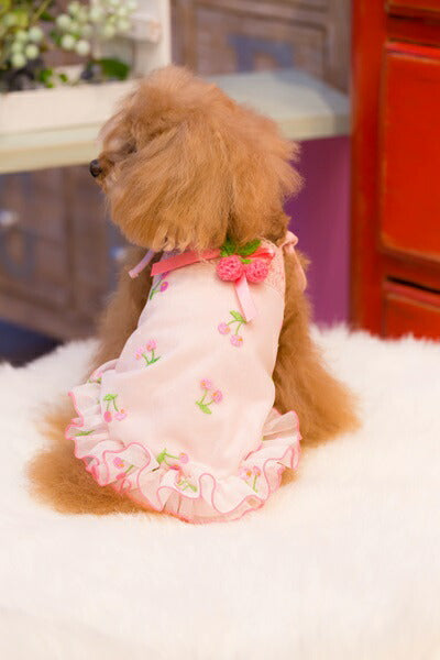 ブルブブ　coolキャミワンピース ブルブブ BUL BU-BU COOL Cherry Camisole【小型犬 犬服 キャミソール