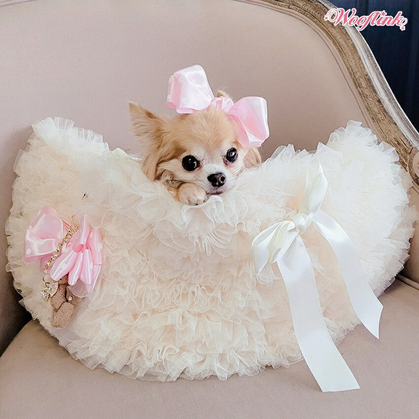 ウーフリンクWOOFLINKPOLKAPOLKADOTDOT?HAIRBOW