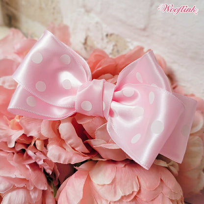ウーフリンクWOOFLINKPOLKAPOLKADOTDOT?HAIRBOW