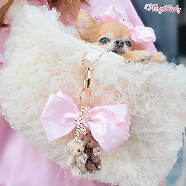 ウーフリンクWOOFLINKPOLKAPOLKADOTDOT?HAIRBOW