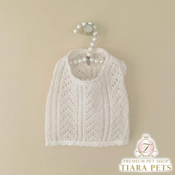 ルイスドッグlouisdogWhiteKnittedSleeveless