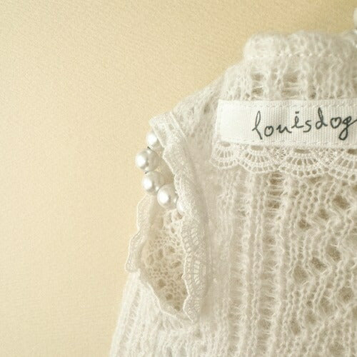 ルイスドッグlouisdogWhiteKnittedSleeveless