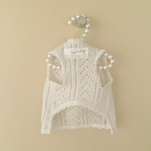 ルイスドッグlouisdogWhiteKnittedSleeveless