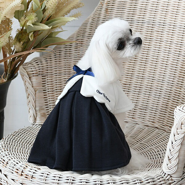 ワンオクターヴ One Octave ボレロ付ワンピース【小型犬 犬服 ウエア ワンピース ボレロ ドレス セレブ】