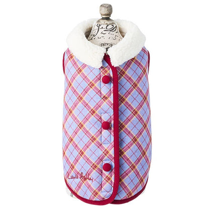 ローラアシュレイ LAURA ASHLEY 起毛ベスト【小型犬 犬服 ウエア トップス アウター ベスト セレブ】