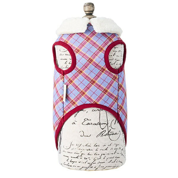 ローラアシュレイ LAURA ASHLEY 起毛ベスト【小型犬 犬服 ウエア トップス アウター ベスト セレブ】