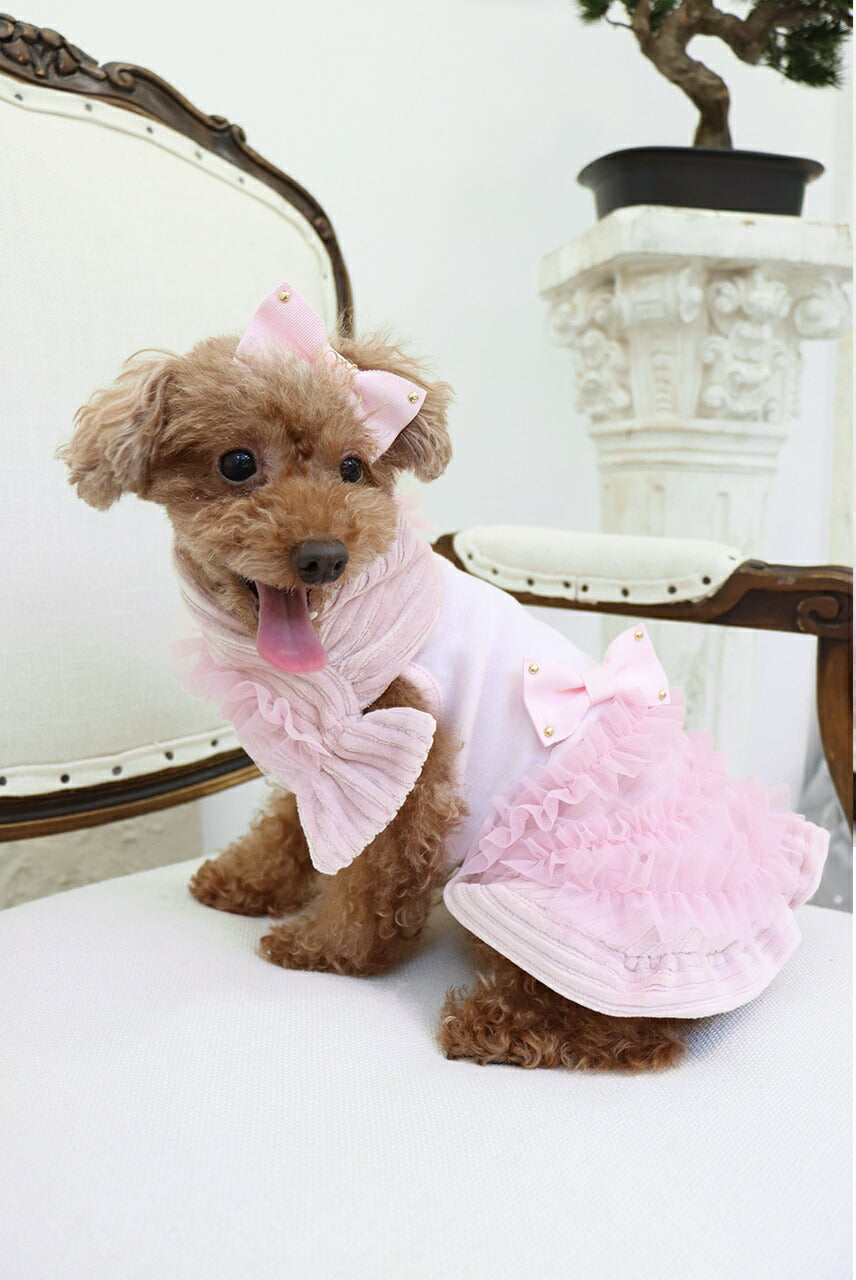 ミムット mimtto Grosgrain barrette【小型犬 犬用 ヘアアクセサリー バレッタ セレブ】