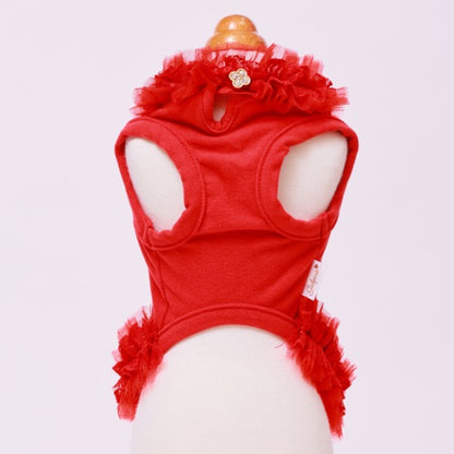 ゴッドピヴァ GODPIVA ブライトレースタンク【小型犬 犬服 トップス タンクトップ セレブ】