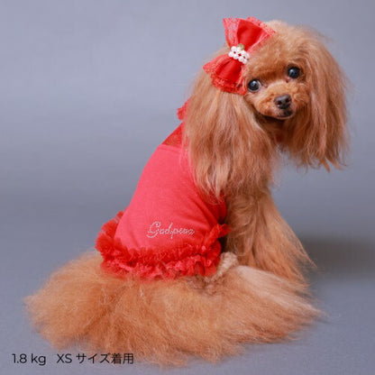 ゴッドピヴァ GODPIVA ブライトレースタンク【小型犬 犬服 トップス タンクトップ セレブ】