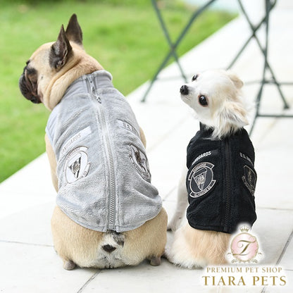 アヴィレックス AVIREX ミリタリーフリースジャケット【小型犬 犬服 カジュアル トップス アウター ジャケット カジュアル】
