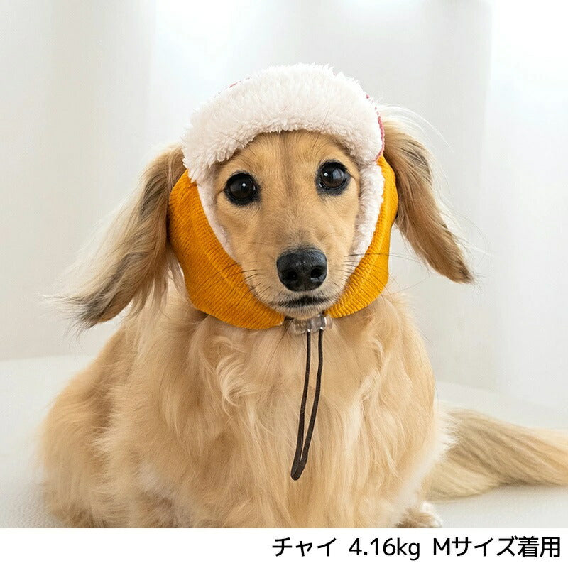 ディーズチャットD'sCHATバイカラーパイロット帽【服小型犬ドッグウェア帽子】