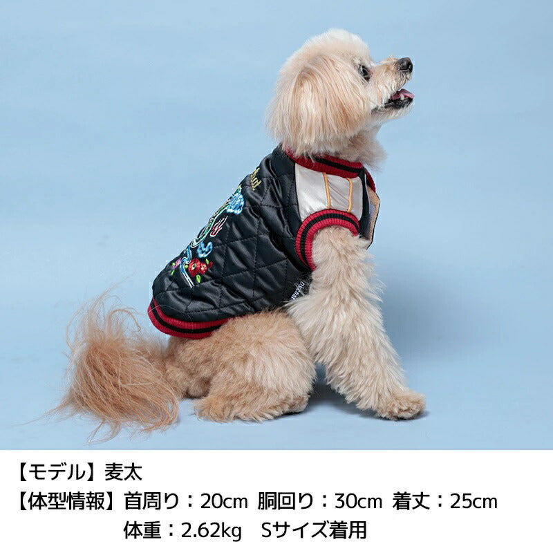 ディーズチャット D's CHAT ドラゴン刺繍アウター スカジャン【犬服