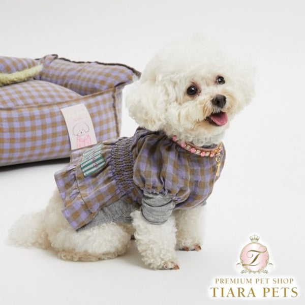ルイスドッグlouisdogAdoreGinghamDress【小型犬犬服ワンピースドレスセレブ】