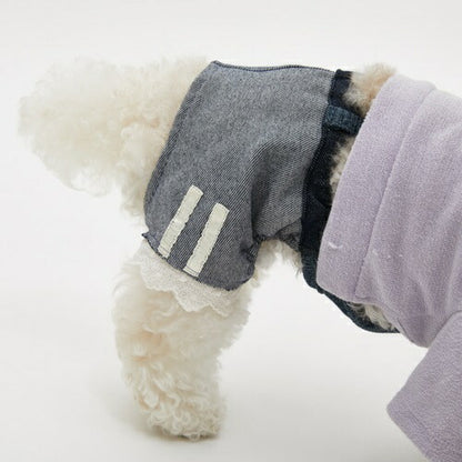 ルイスドッグlouisdogIndigoLaceShorts【小型犬犬服ショーツつなぎセレブ】