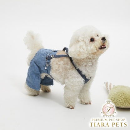 ルイスドッグlouisdogOrganicDenimBurmudaPants【小型犬犬服ショーツつなぎセレブ】