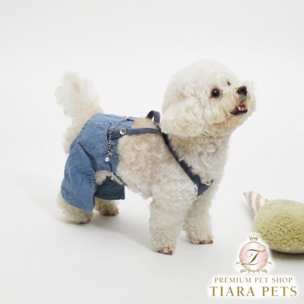 ルイスドッグlouisdogOrganicDenimBurmudaPants【小型犬犬服ショーツつなぎセレブ】