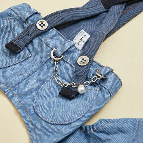ルイスドッグlouisdogOrganicDenimBurmudaPants【小型犬犬服ショーツつなぎセレブ】