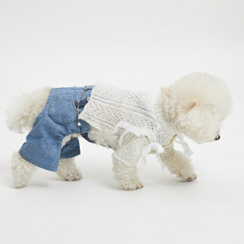 ルイスドッグlouisdogOrganicDenimBurmudaPants【小型犬犬服ショーツつなぎセレブ】