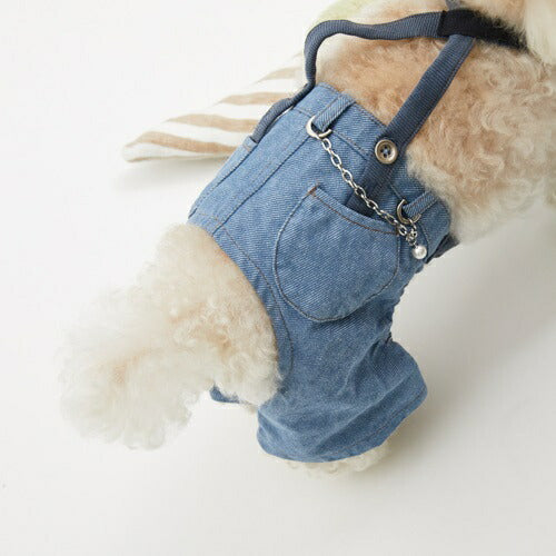 ルイスドッグlouisdogOrganicDenimBurmudaPants【小型犬犬服ショーツつなぎセレブ】