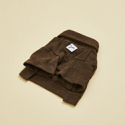 ルイスドッグlouisdogDarkChocoPiqueShirt【小型犬犬服トップスシャツセレブ】