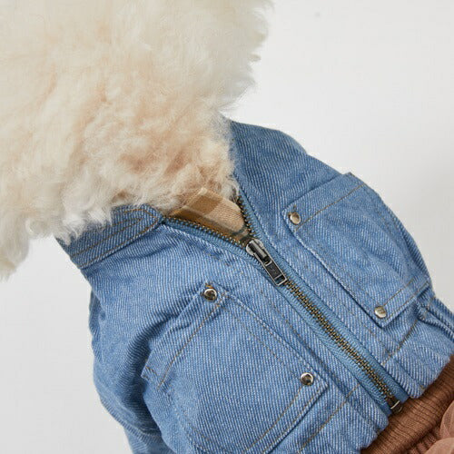 ルイスドッグlouisdogOrgnaicDenimJakcet【小型犬犬服アウタージャケットセレブ】