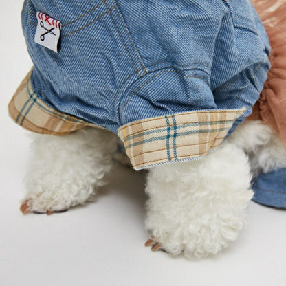 ルイスドッグlouisdogOrgnaicDenimJakcet【小型犬犬服アウタージャケットセレブ】