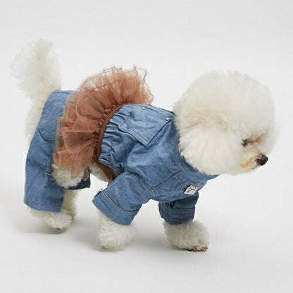 ルイスドッグlouisdogOrgnaicDenimJakcet【小型犬犬服アウタージャケットセレブ】