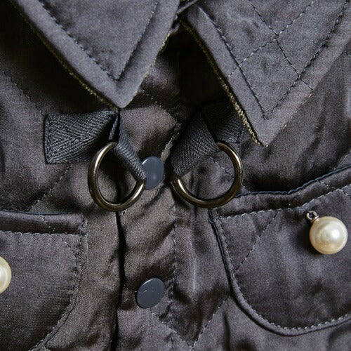 ルイスドッグlouisdogWalkingJacket/CharcoalArt【小型犬犬服アウタージャケットセレブ】